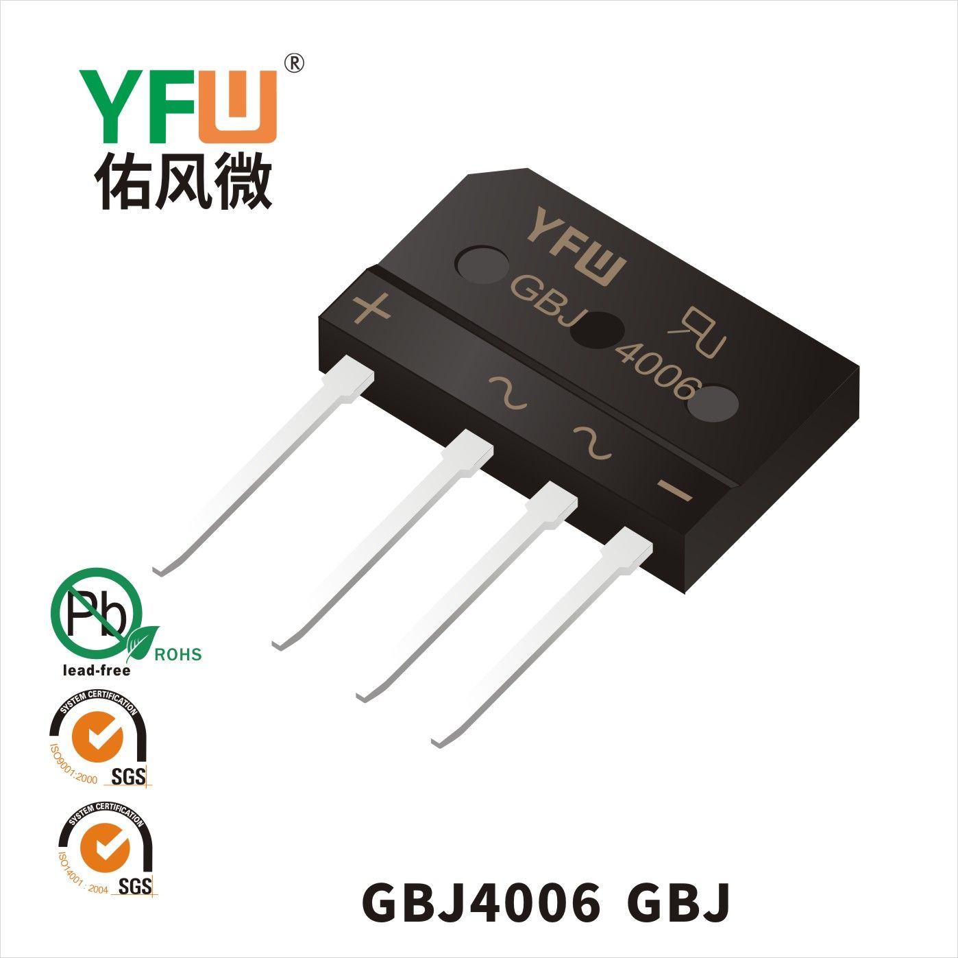 GBJ4006 GBJ_Rectifier Bridge_YFW brand